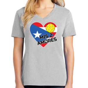 Ladies Core Cotton V Neck Tee Thumbnail