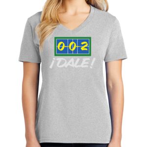 Ladies Core Cotton V Neck Tee Thumbnail