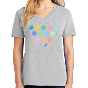 Ladies Core Cotton V Neck Tee Thumbnail