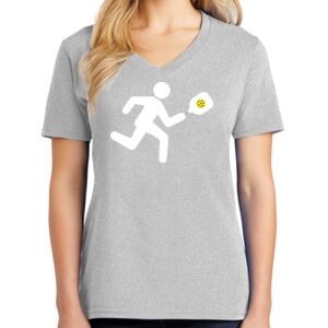 Ladies Core Cotton V Neck Tee Thumbnail